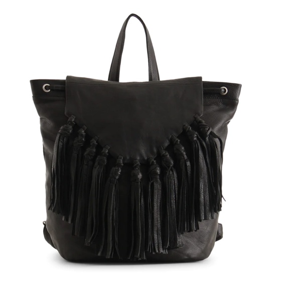 Anthropologie Bags Rare Day Mood Lee Backpack Black Leather Poshmark